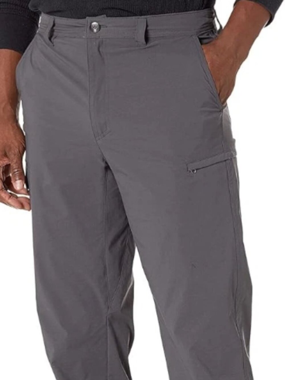 Solstice Apparel Men's Size 38 Gray Stretch Roll-Up Outdoor Pants New